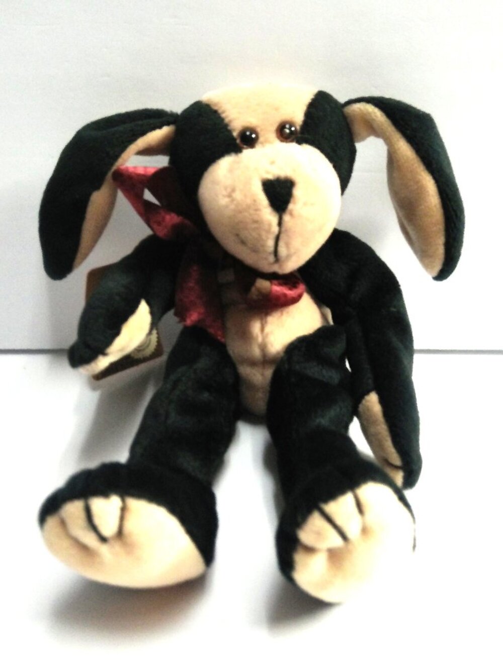 Baby Boyds Collection Bunky McFarkle Dog Black & Tan 20th Anniversary 1999 #1364